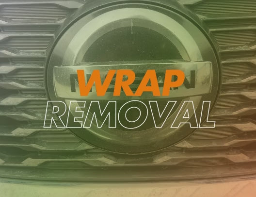 Full Vinyl Wrap Removal Service