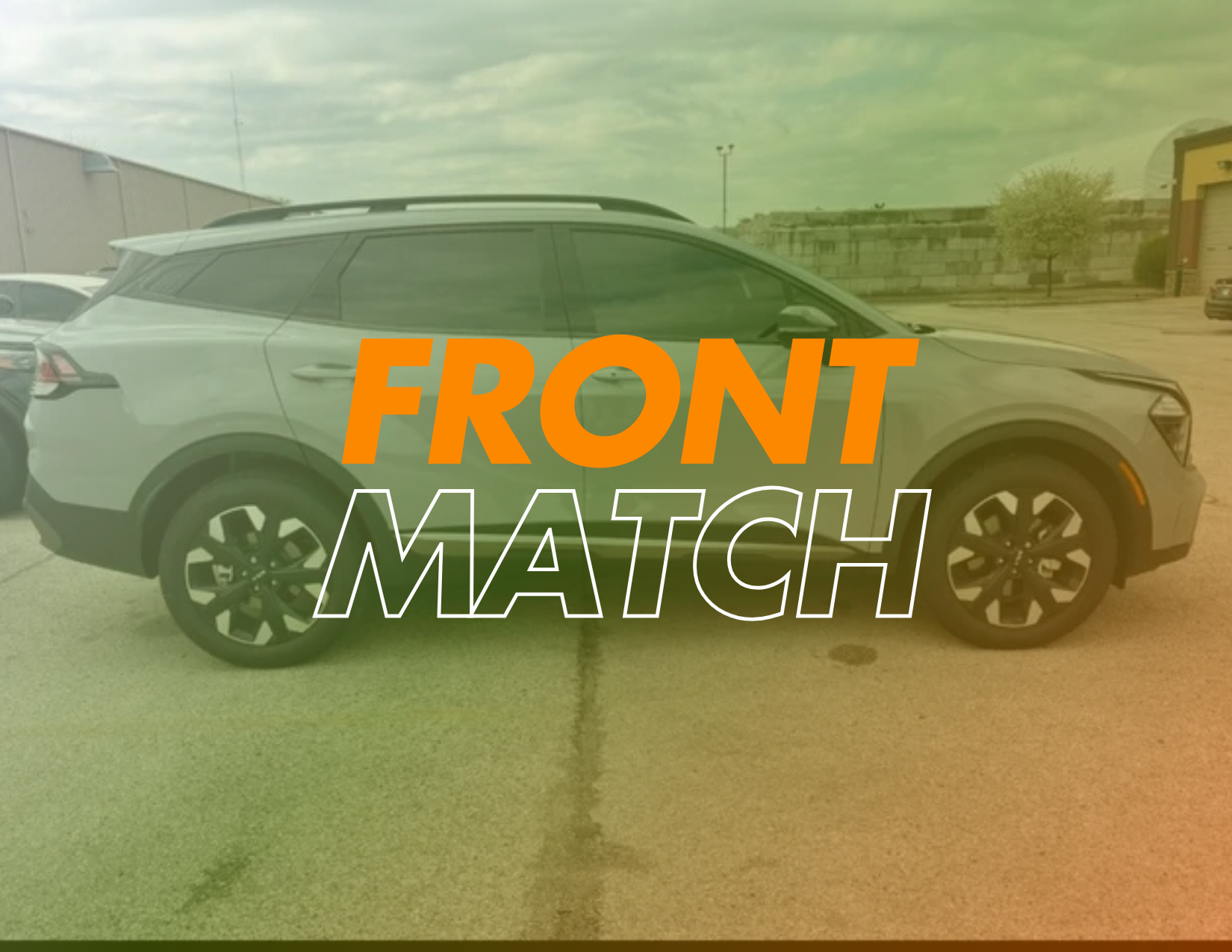 Factory Tint Match on Small SUV